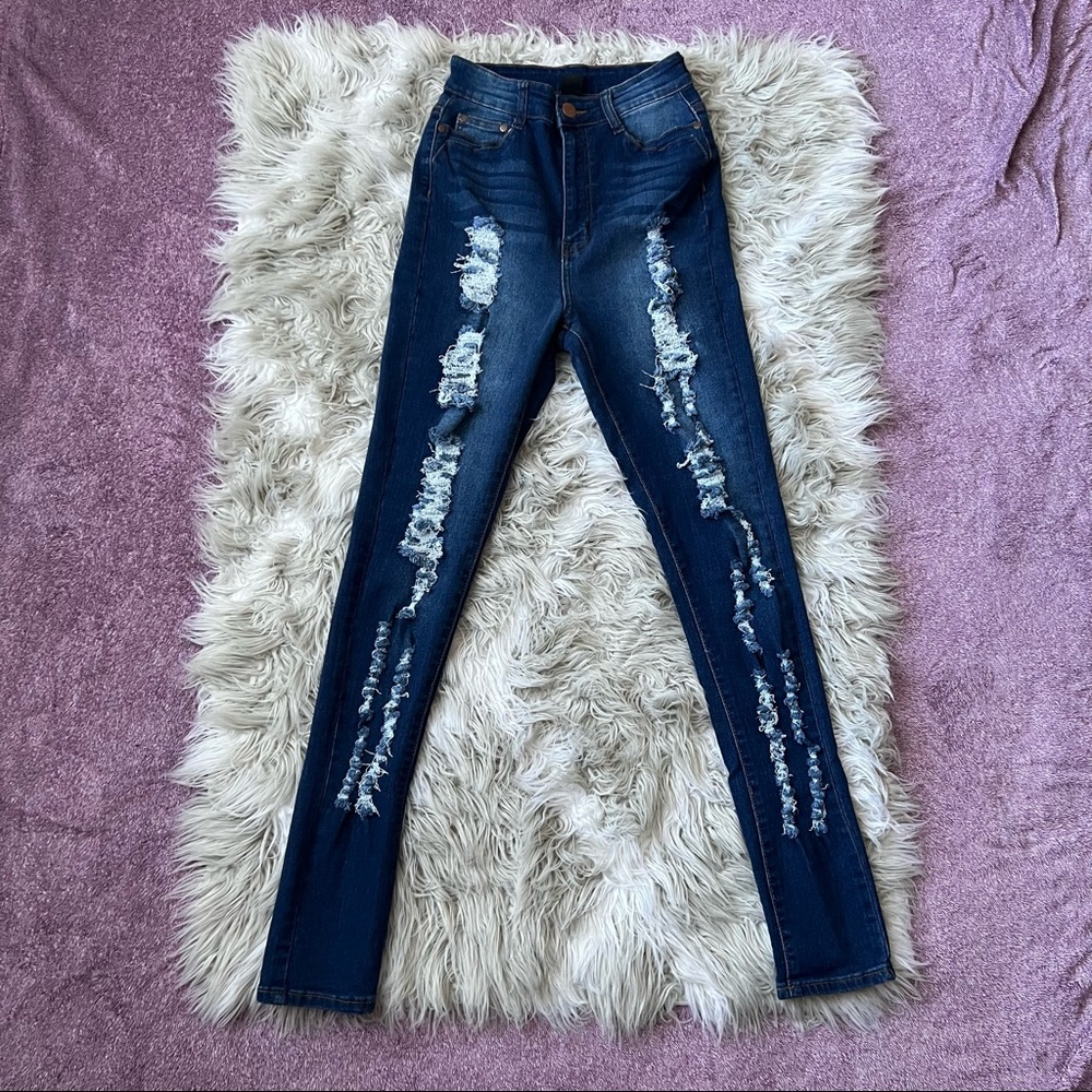 Denim High Rise Skinny Jeans size 11/12